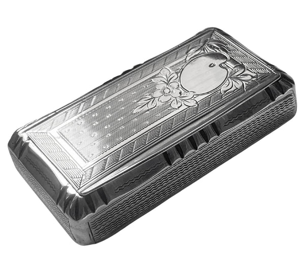 Antique French Silver Artist Palette Box Paris C.1890 Adolphe Frontin