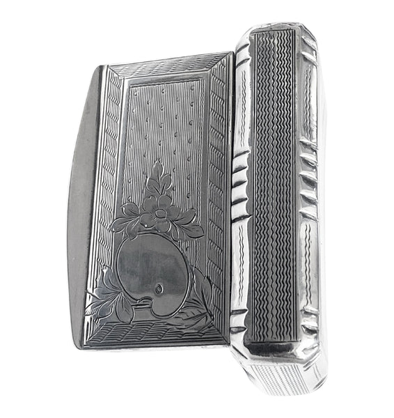 Antique French Silver Artist Palette Box Paris C.1890 Adolphe Frontin