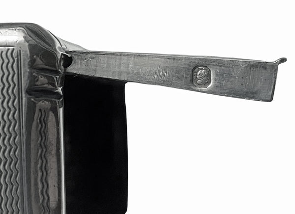 Antique French Silver Artist Palette Box Paris C.1890 Adolphe Frontin