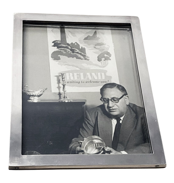 Antique English Sterling Silver Photograph Frame Birmingham 1918 A.J Zimmerman