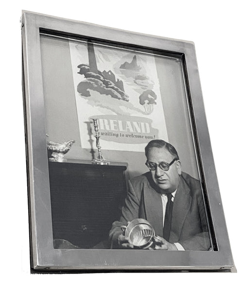 Antique English Sterling Silver Photograph Frame Birmingham 1918 A.J Zimmerman