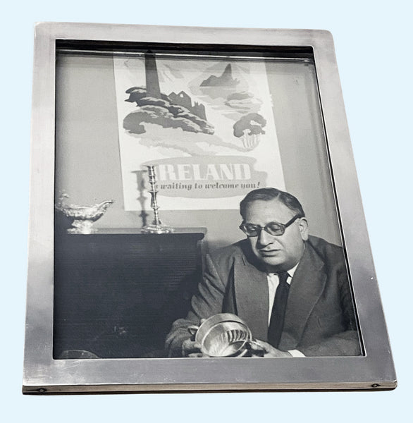 Antique English Sterling Silver Photograph Frame Birmingham 1918 A.J Zimmerman