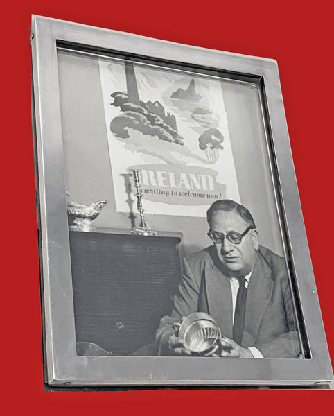 Antique English Sterling Silver Photograph Frame Birmingham 1918 A.J Zimmerman