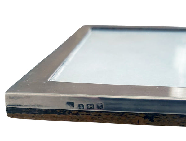 Antique English Sterling Silver Photograph Frame Birmingham 1918 A.J Zimmerman