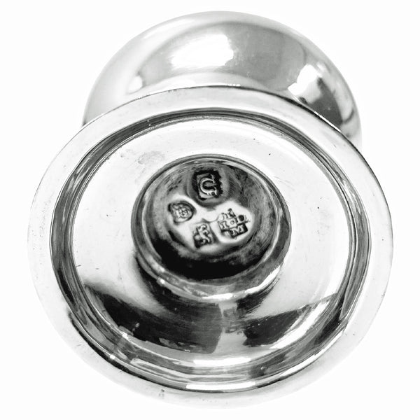 Georgian Silver Pepper Caster London 1768 Jabez Daniell and James Minz.