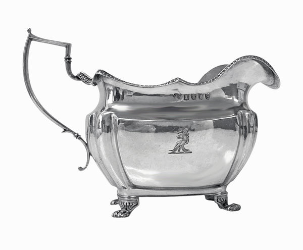 Antique Irish Georgian Sterling Silver Jug, Dublin 1814, Richard Sawyer.