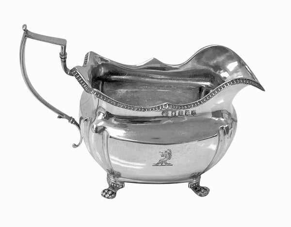 Antique Irish Georgian Sterling Silver Jug, Dublin 1814, Richard Sawyer.