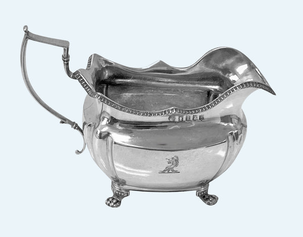 Antique Irish Georgian Sterling Silver Jug, Dublin 1814, Richard Sawyer.
