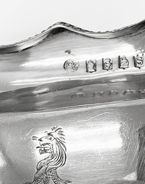 Antique Irish Georgian Sterling Silver Jug, Dublin 1814, Richard Sawyer.