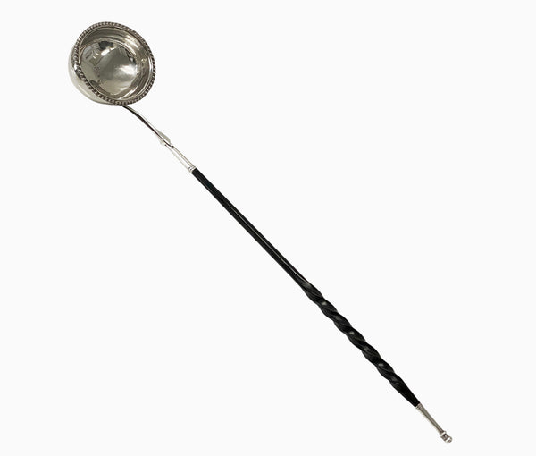 Georgian Silver Punch or Toddy Ladle London 1826 Mary Ann &amp; Charles Reilly.