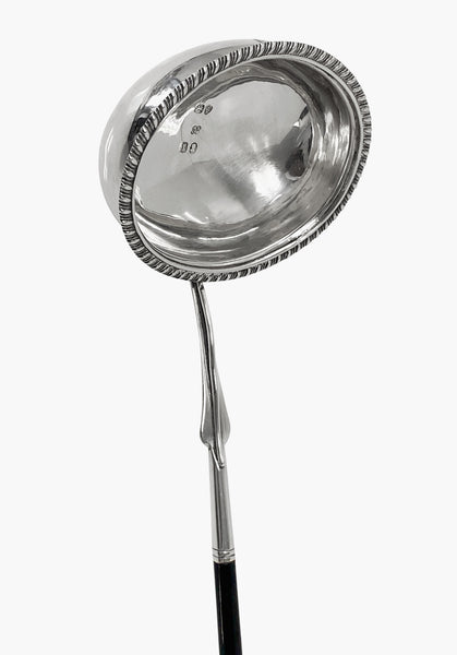 Georgian Silver Punch or Toddy Ladle London 1826 Mary Ann &amp; Charles Reilly.