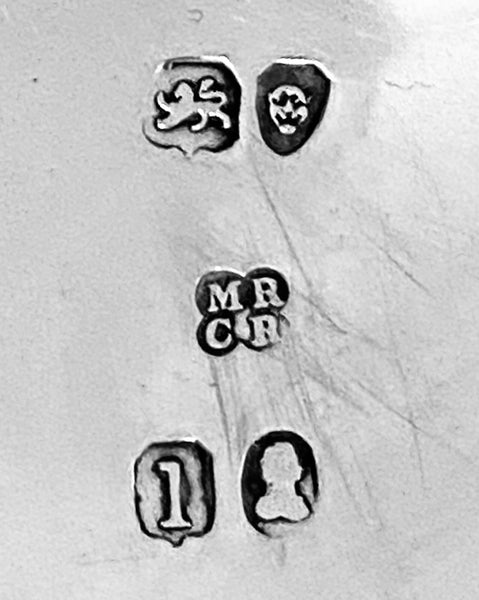 Georgian Silver Punch or Toddy Ladle London 1826 Mary Ann &amp; Charles Reilly.