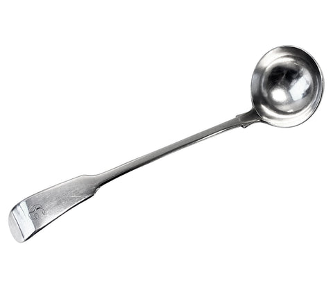 Antique English Silver Toddy Sauce Ladle, London 1854 Lias Bros.