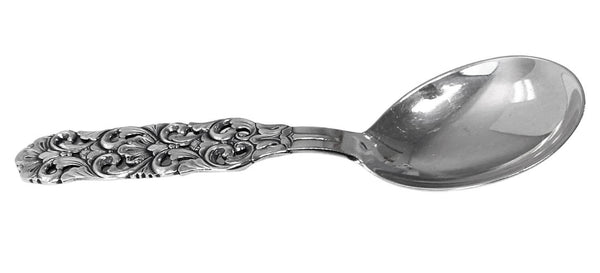 Norway Silver Preserve Condiment Caddy spoon, T.Marthinseen Norway mid century