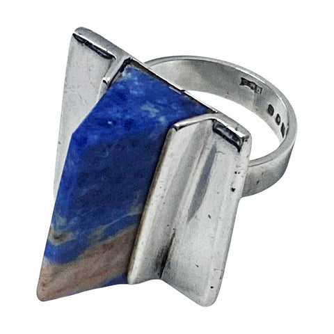 1970’s Sodalite and Sterling Ring.