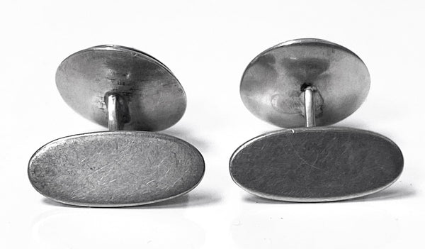 Pair of Scandinavian Silver Cufflinks. C.1950