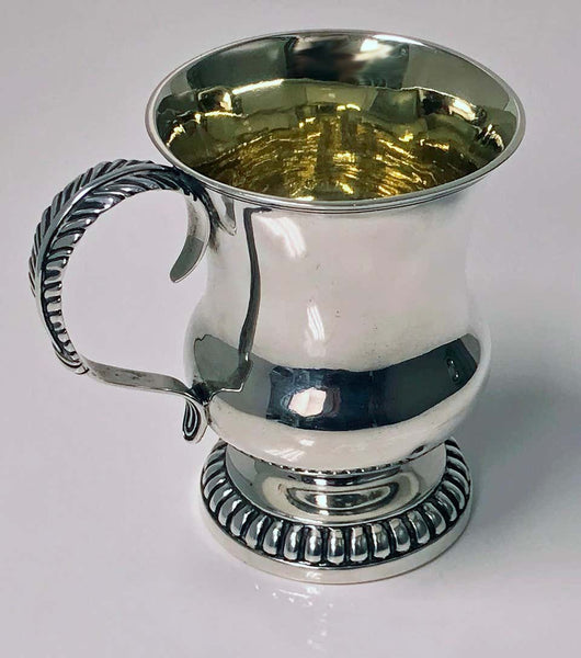 Provincial Scottish Aberdeen Georgian Silver Mug Tankard, George Booth, circa 1810-1820