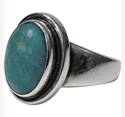 Georg Jensen Sterling Amazonite Ring No 46