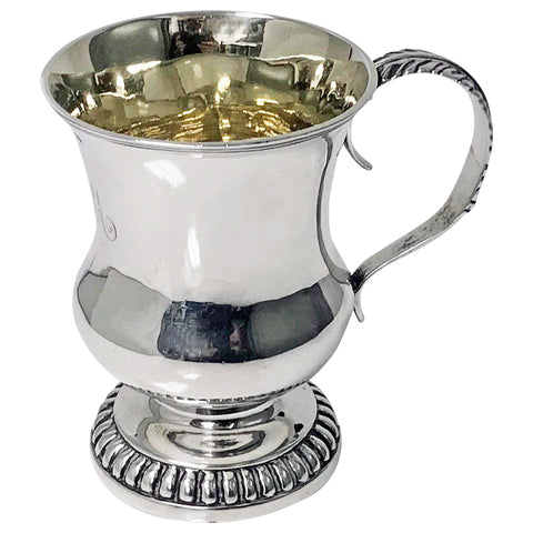 Provincial Scottish Aberdeen Georgian Silver Mug Tankard, George Booth, circa 1810-1820