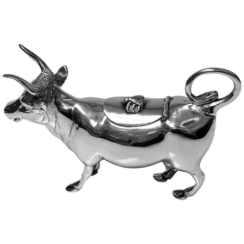 Fine Silver Cow Creamer, Germany C.1900