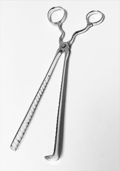 Georgian Silver Serving Tongs rare scissor action London 1791 John Tatum 1