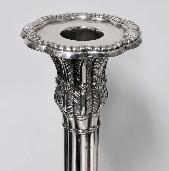 18th Century Georgian Silver Candlesticks London 1759 John Carter