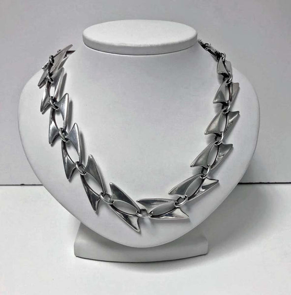 Georg Jensen Henning Koppel Sterling Necklace, Denmark, circa 1960