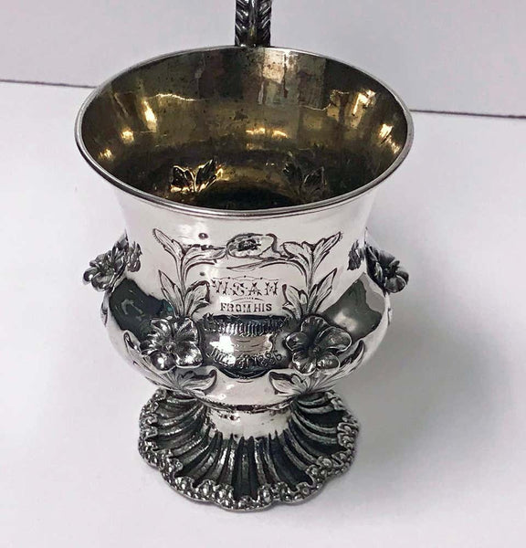 Antique William IV Sterling Silver Large Mug London, 1834 J. Hayne