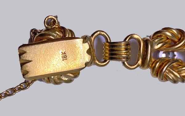 Antique French 18K Diamond Bracelet, C.1900