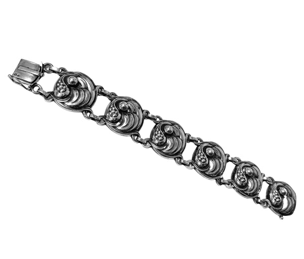 Georg Jensen Sterling Silver Link Bracelet, No.19, Denmark 1933-44