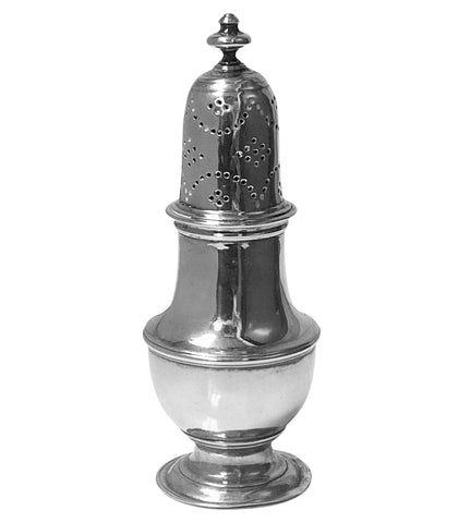 George 11 Silver Pepper Caster London 1737 George Greenhill Jones