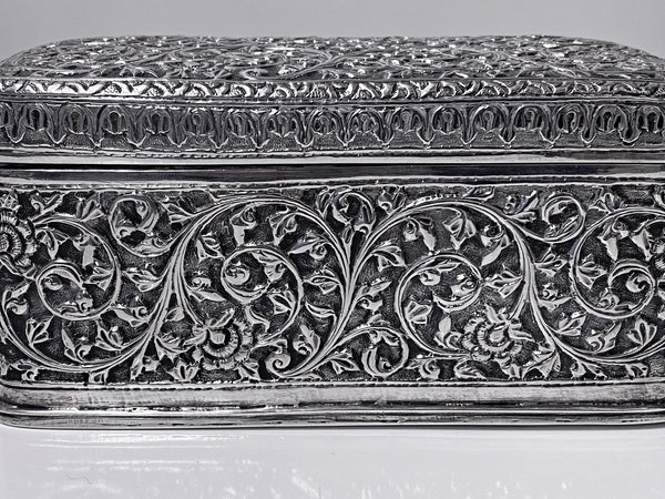 Large Kutch Silver Box India C.1880