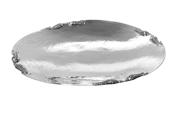 Carl Poul Petersen Sterling Silver large Tazza Dish Montreal C 1940