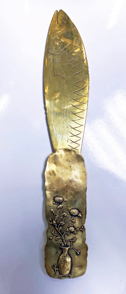 Japanese 19th century Mixed Metals, Letter Opener C.1880