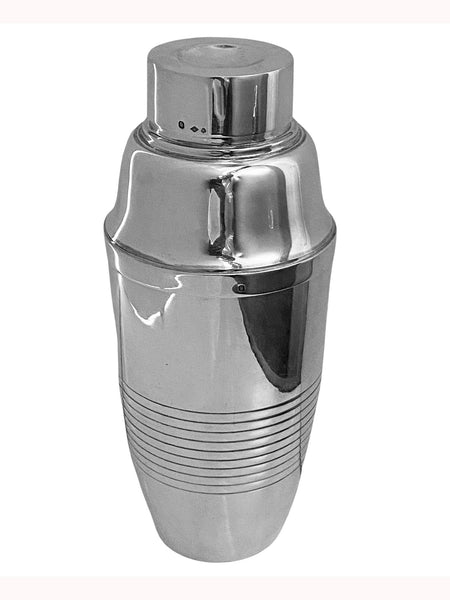 Christofle Solid Silver Art Deco Cocktail Shaker C.1935