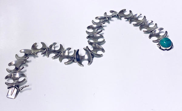 Georg Jensen Henning Koppel Amazonite Necklace 1950's