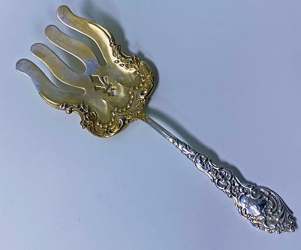 Passaic by Unger Sterling Silver Asparagus Fork C.1900