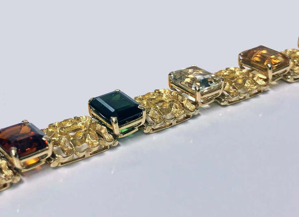 H. Stern 18K multi gem Bracelet, 20th century