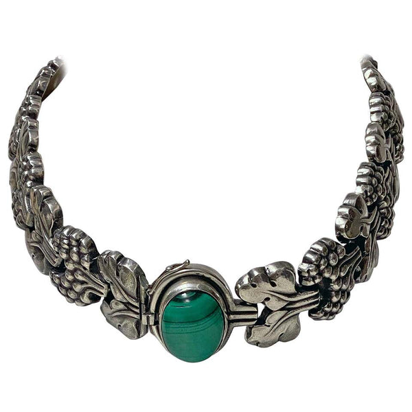 Georg Jensen Sterling Paris Model Necklace, Denmark, circa 1945